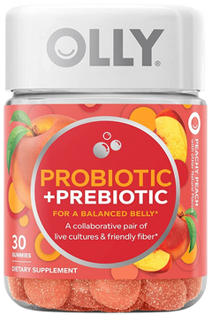 Probiotic & Prebiotic Gummies Peach 30Ct