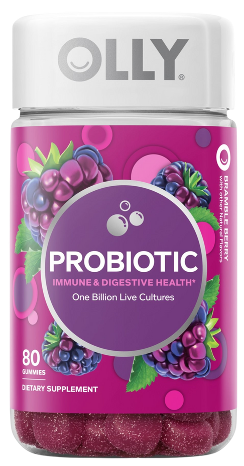 Berry Probiotic Immune & Digestive Health Gummies 80 Ct