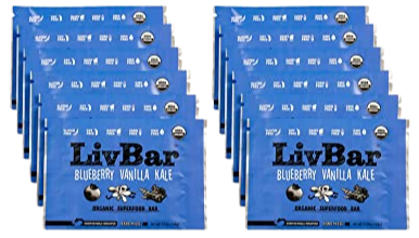 Organic Blueberry Vanilla Kale Superfood Bar (12 Pack)