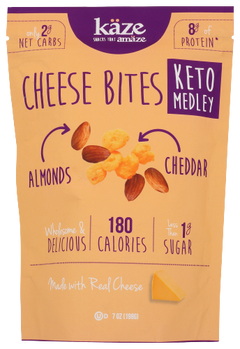 Keto Medley Almond & Cheddar Cheese Bites