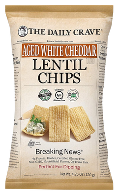 Aged White Cheddar Lentil Chips