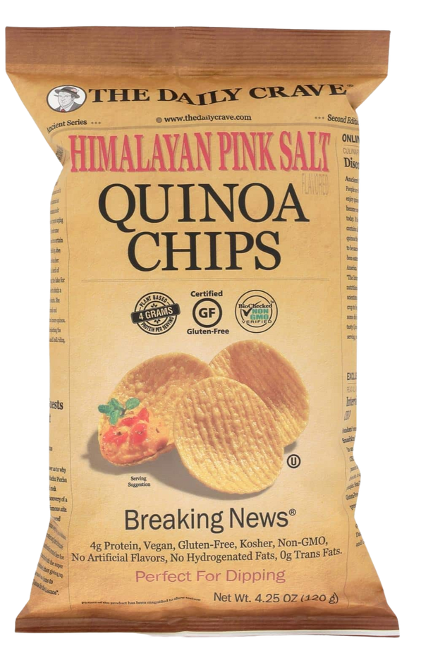 Himalayan Pink Salt Quinoa Chips