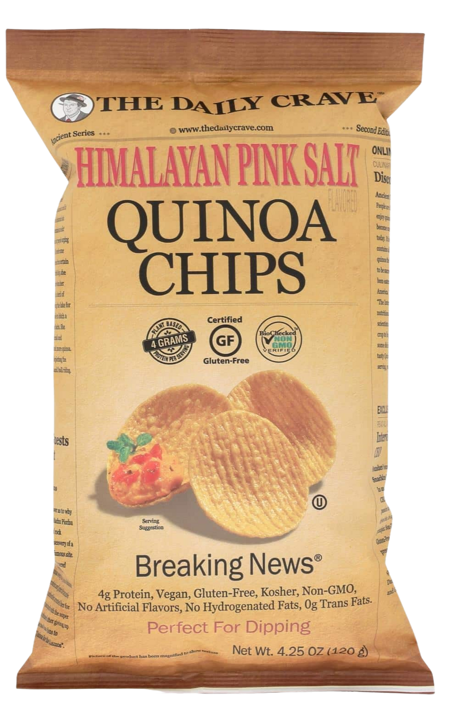 Himalayan Pink Salt Quinoa Chips