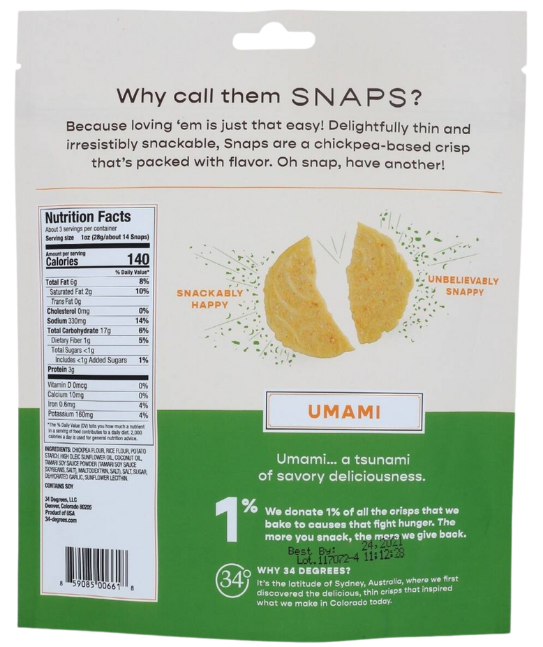 Umami Chickpea Thins