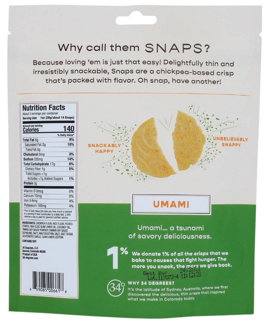 Umami Chickpea Thins