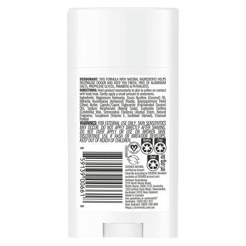 Charcoal & Magnesium Deodorant