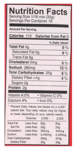 Gluten Free Pizza Crust Mix