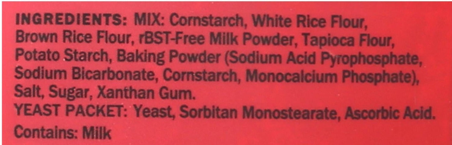 Gluten Free Pizza Crust Mix