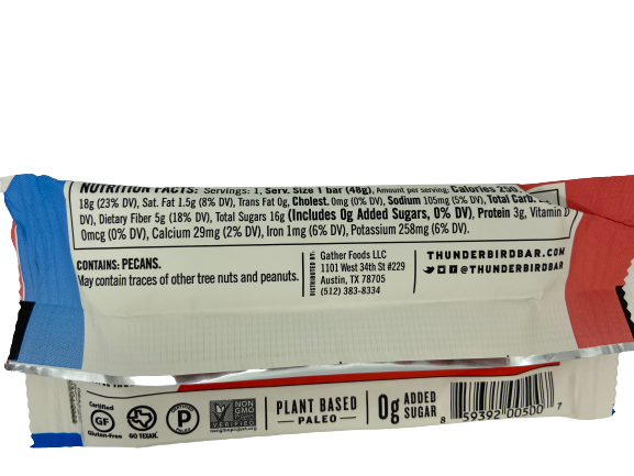Texas Maple Pecan Bar