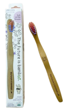 Kids Unicorn Bamboo Toothbrush