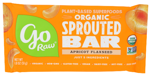 Organic Apricot Sprouted Bar