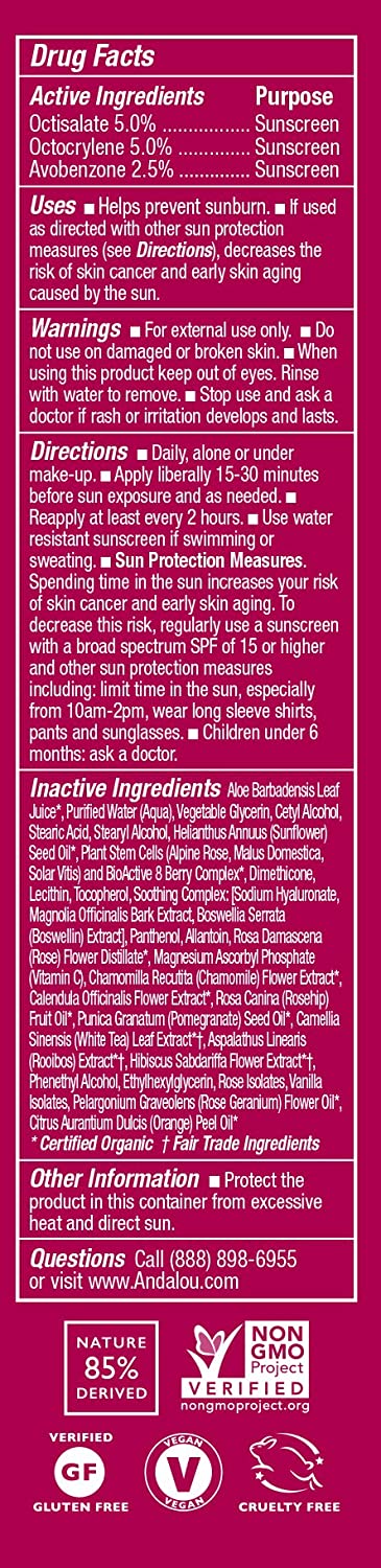 1000 Roses Daily Shade with SPF 18 Facial Lotion