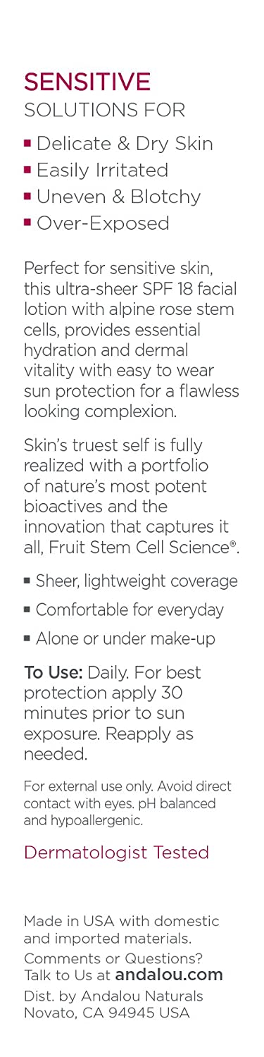 1000 Roses Daily Shade with SPF 18 Facial Lotion