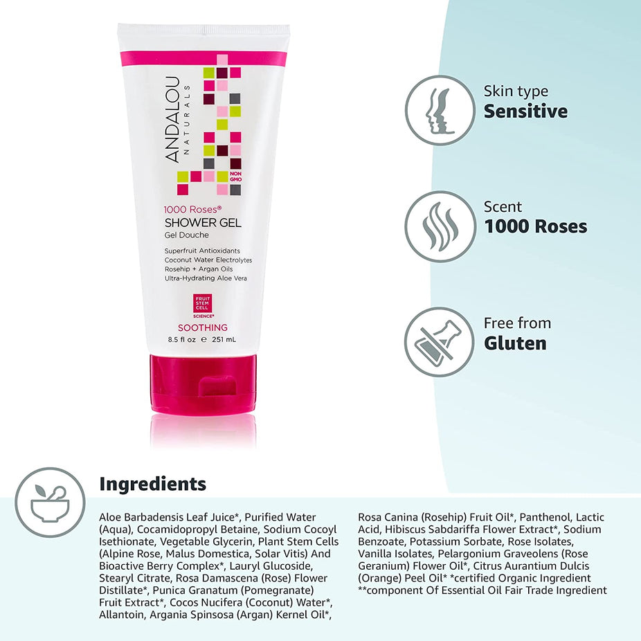 1000 Roses Soothing Shower Gel