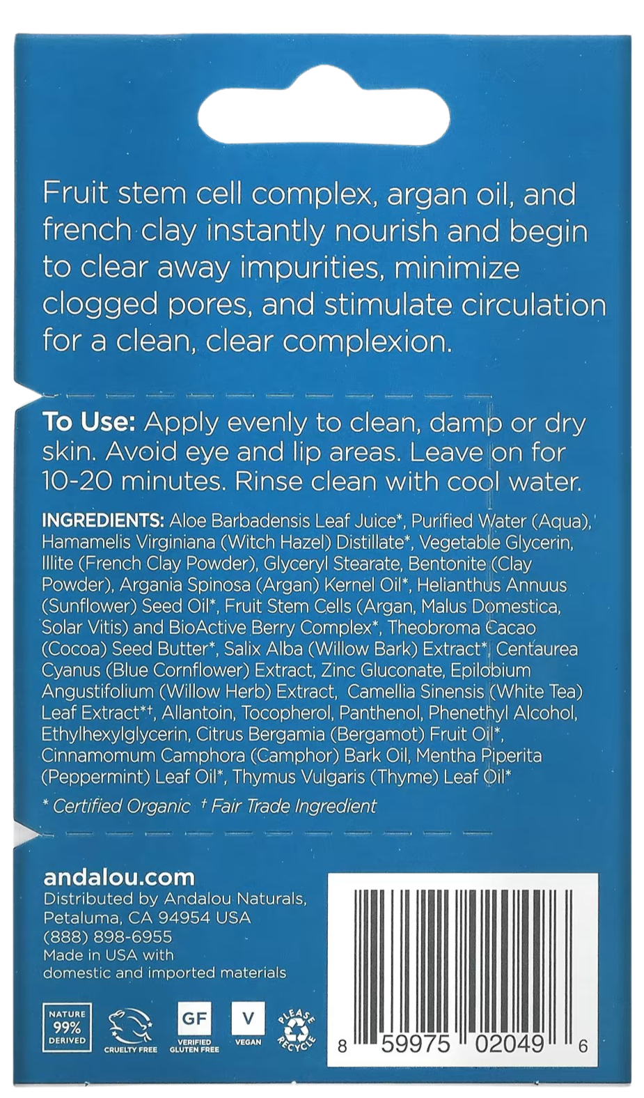 Instant Clarity Face Mask