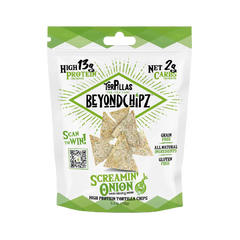 High Protein Screamin' Onion Tortilla Chips