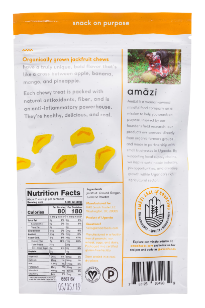 Ginger Turmeric Jackfruit Chews