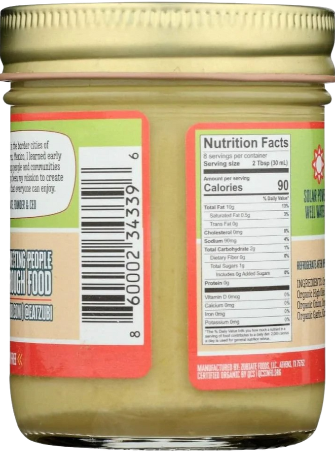 Organic Dip Crema Jalapeno