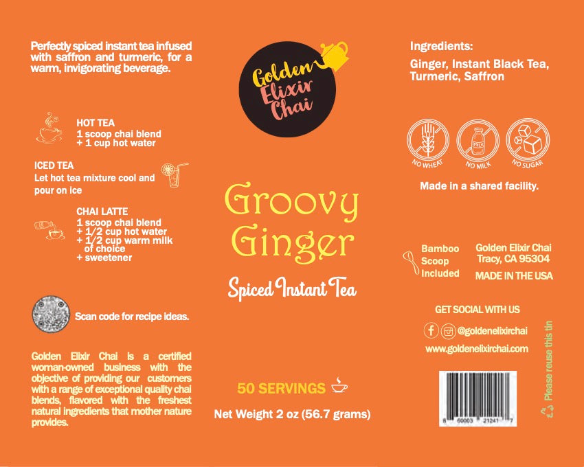 Groovy Ginger Spiced Instant Tea