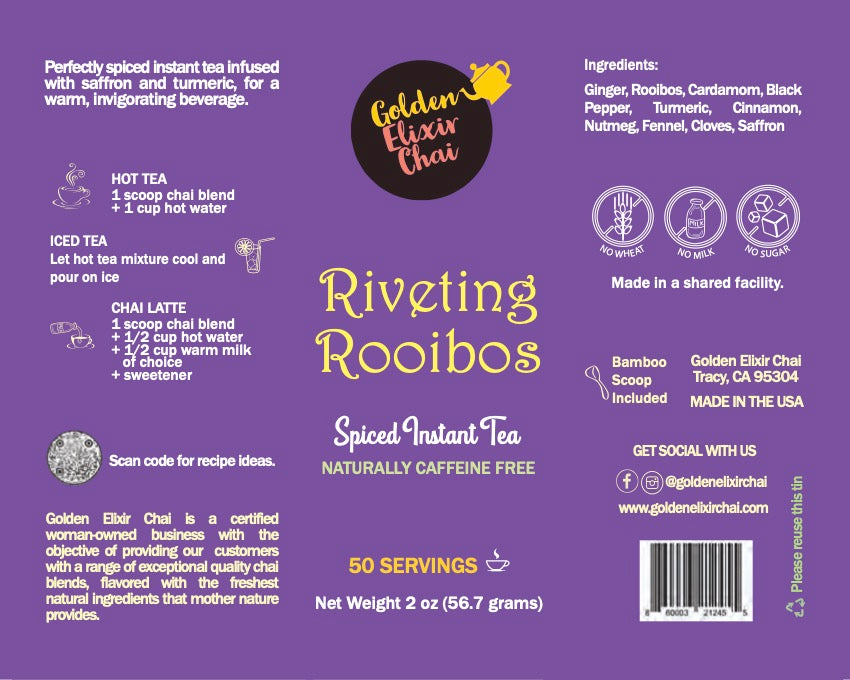 Riveting Rooibos Spiced Instant Tea