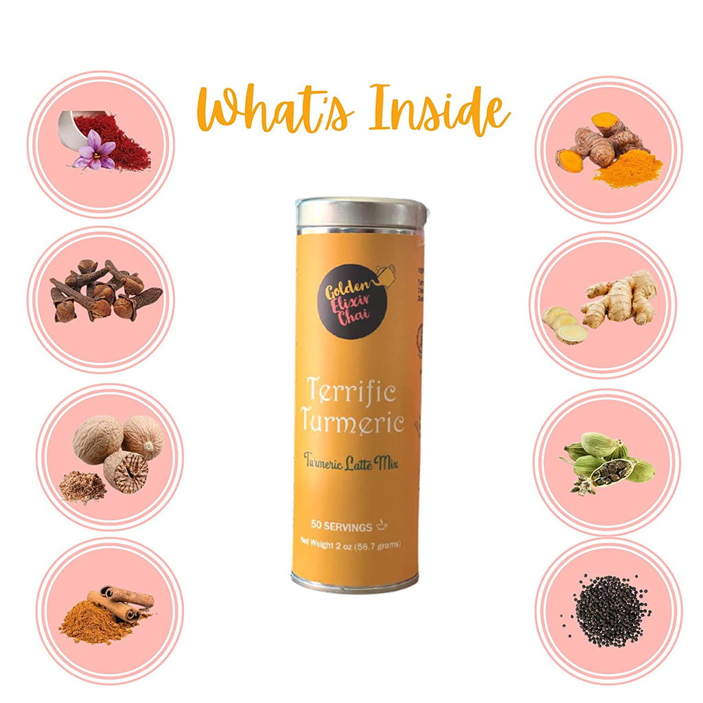 Golden Elixir Chai Terrific Turmeric – Martie
