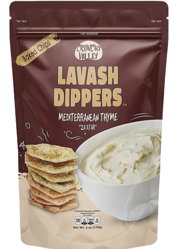Mediterrean Thyme Lavash Dippers