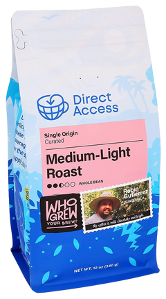 Organic Whole Bean Medium-Light Roast Coffee