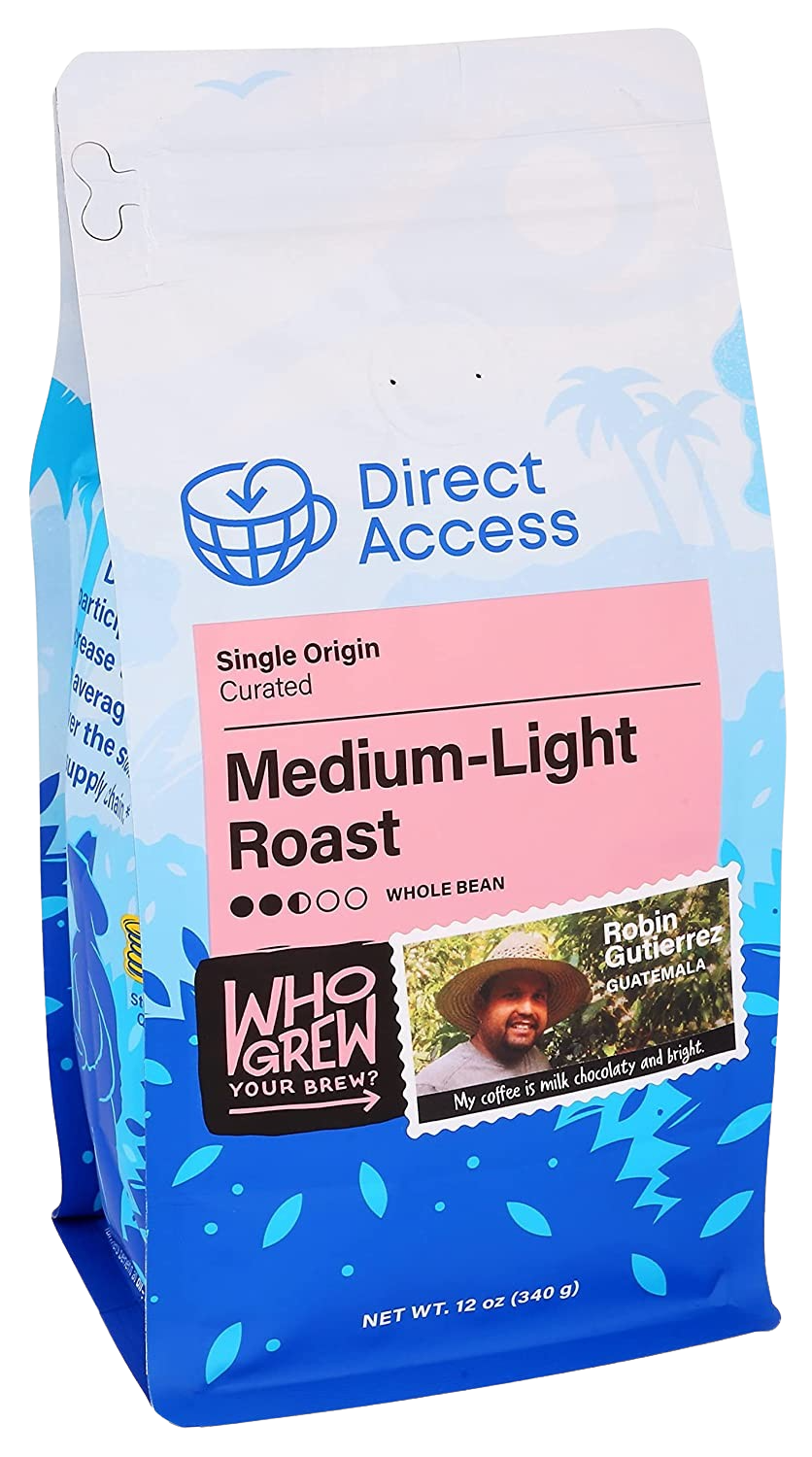 Organic Whole Bean Medium-Light Roast Coffee