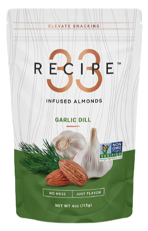 Garlic Dill Infused Almonds