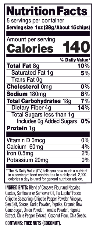 Chipotle Grain Free Tortilla Chips