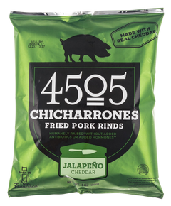 Jalapeno Cheddar Fried Pork Rinds