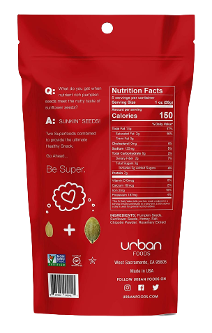 Honey Roasted Chipotle Sunflower And Pumpkin Seeds