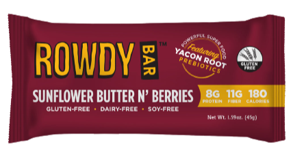 Sunflower Butter & Berries Bars
