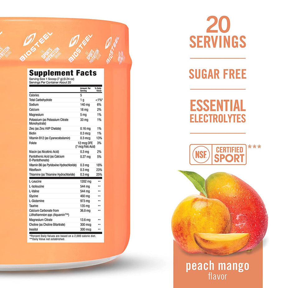 Peach Mango Hydration Powder Mix