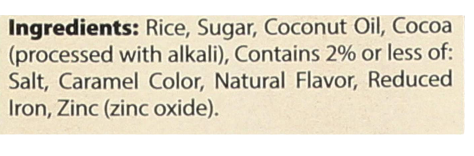 Crispy Cocoa Rice Cereal