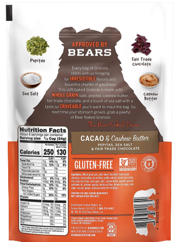 Cacao Cashew Butter Granola
