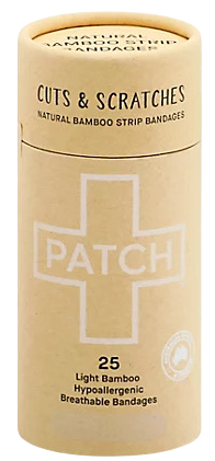 Natural Bamboo Strip Bandages 25 PC