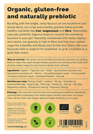 Raw Sea Buckthorn Granola