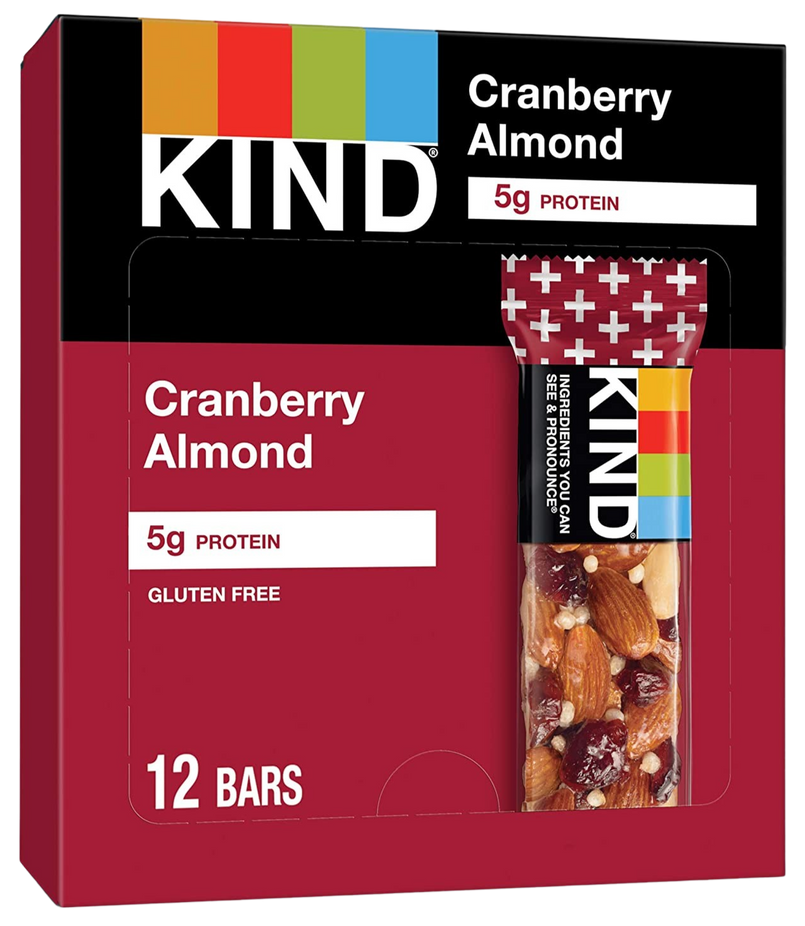 Cranberry Almond Plus Bar (12 Pack)