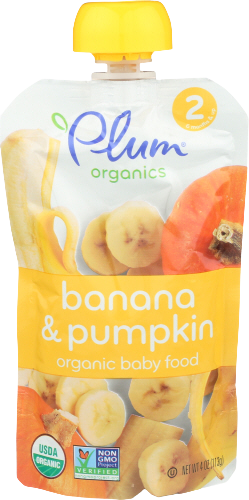 Organic Pumpkin Banana Baby Puree (6 Pack)