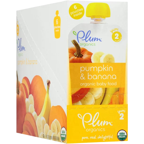 Organic Pumpkin Banana Baby Puree (6 Pack)