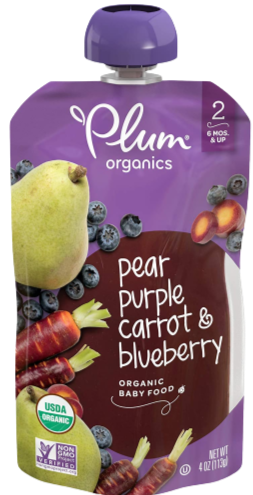 Blueberry Pear Baby Food (6 Pack)