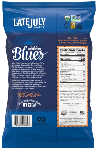 Organic Multigran Snack Chip