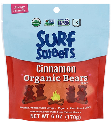 Organic Cinnamon Bears Candy