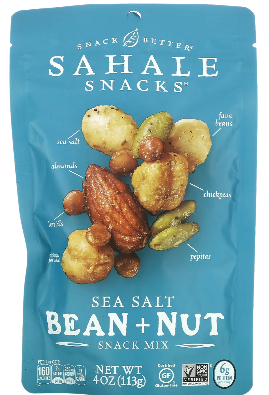 Sea Salt Bean & Nut Snack Mix