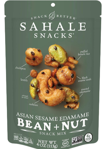 Asian Sesame Edamame Bean Snack Mix