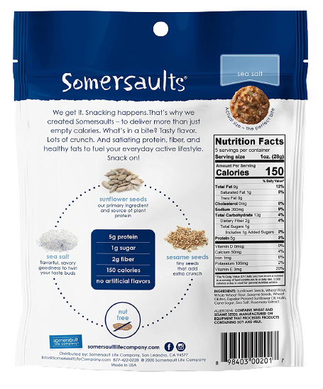 Sea Salt Sunflower Seed Crunchy Bites
