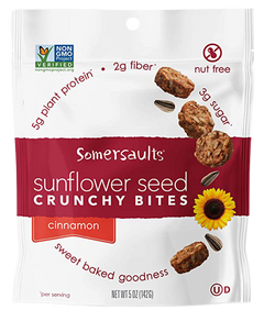 Cinnamon Sunflower Seed Crunchy Bites