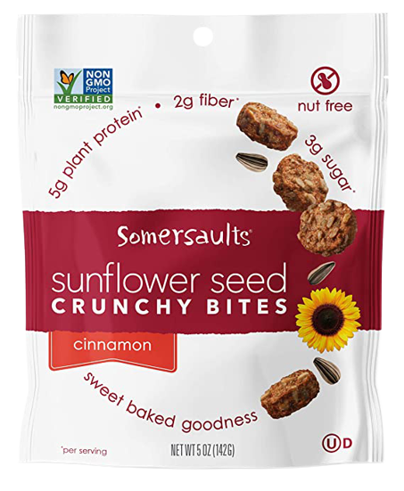 Cinnamon Sunflower Seed Crunchy Bites