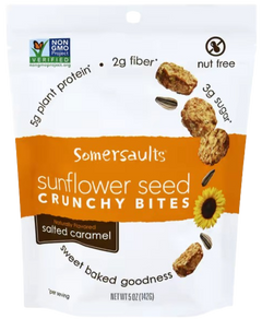 Salted Carmel Sunflower Seed Crunchy Bites